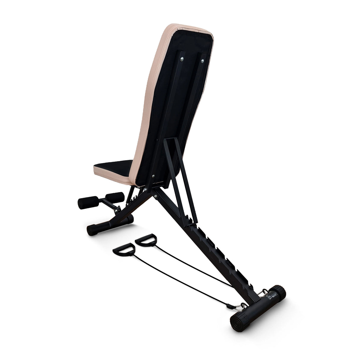 URBOGYM CQ-843E – Verstellbare und klappbare Hantelbank mit Expandern bis 200 kg