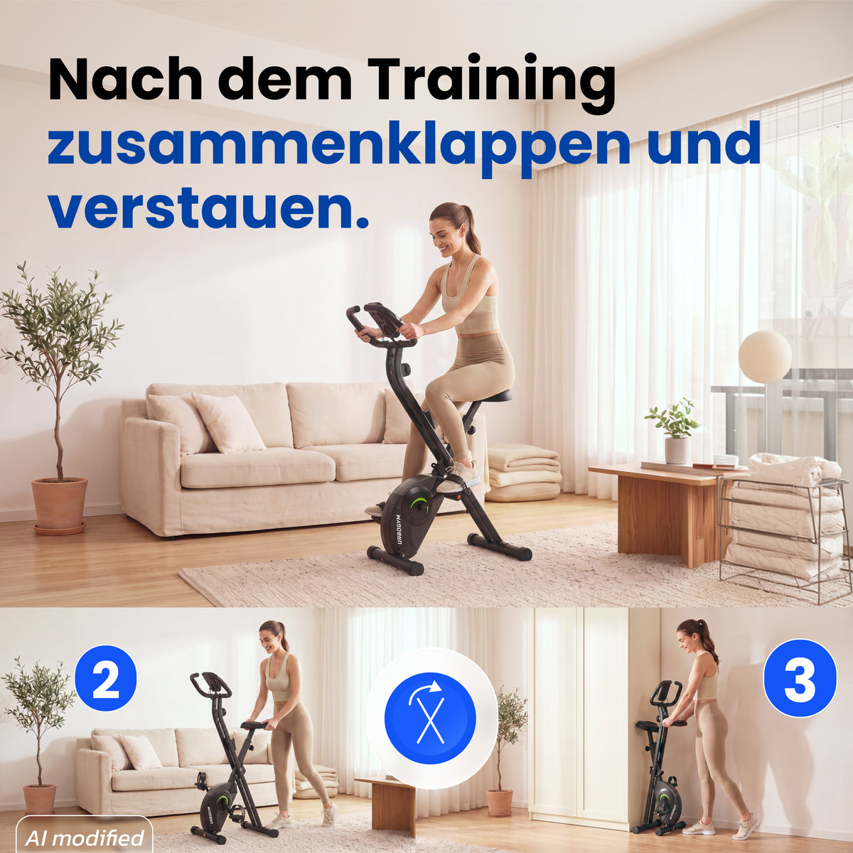 Heimtrainer X-BIKE ALPHA SKILL