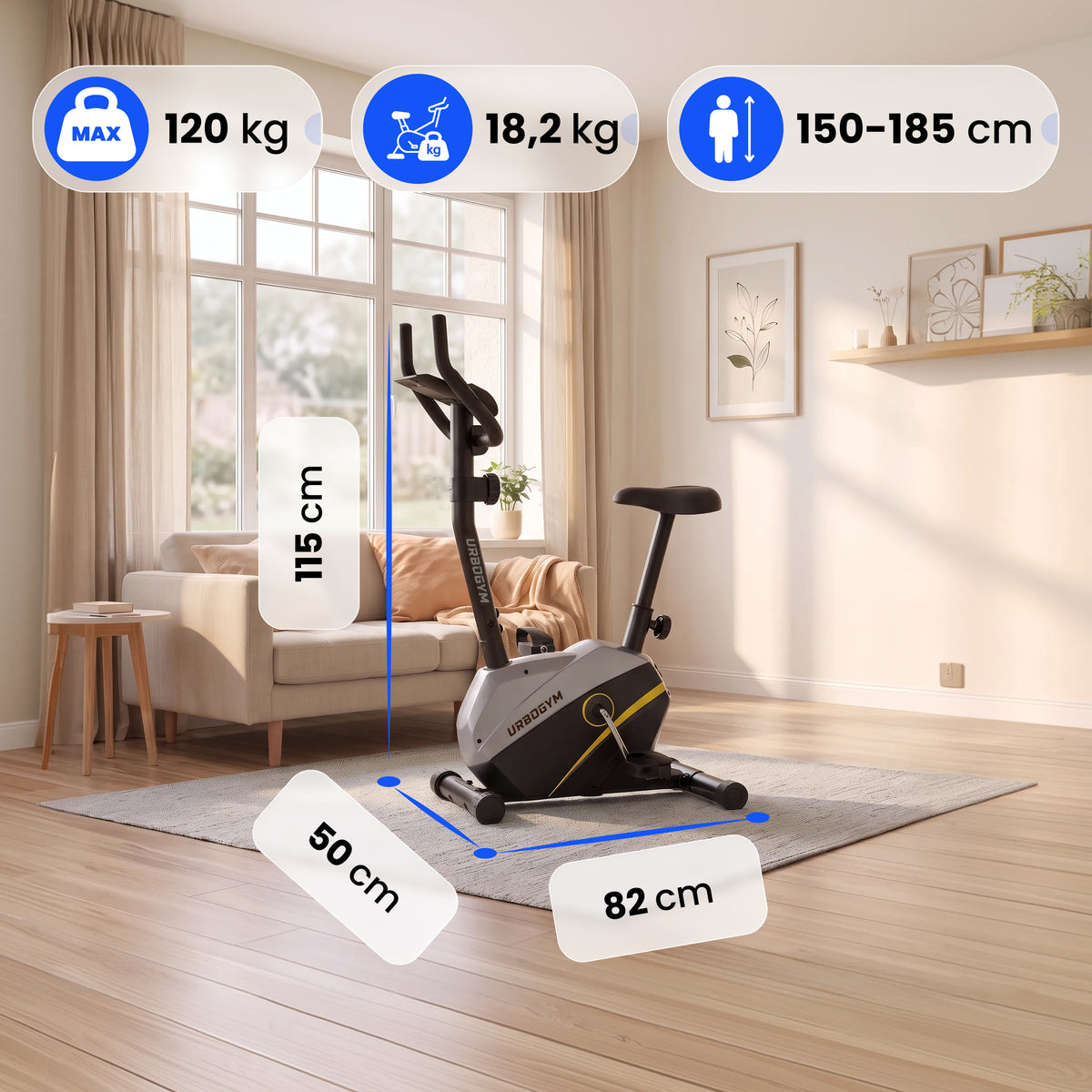 Heimtrainer OXYGEN YELLOW