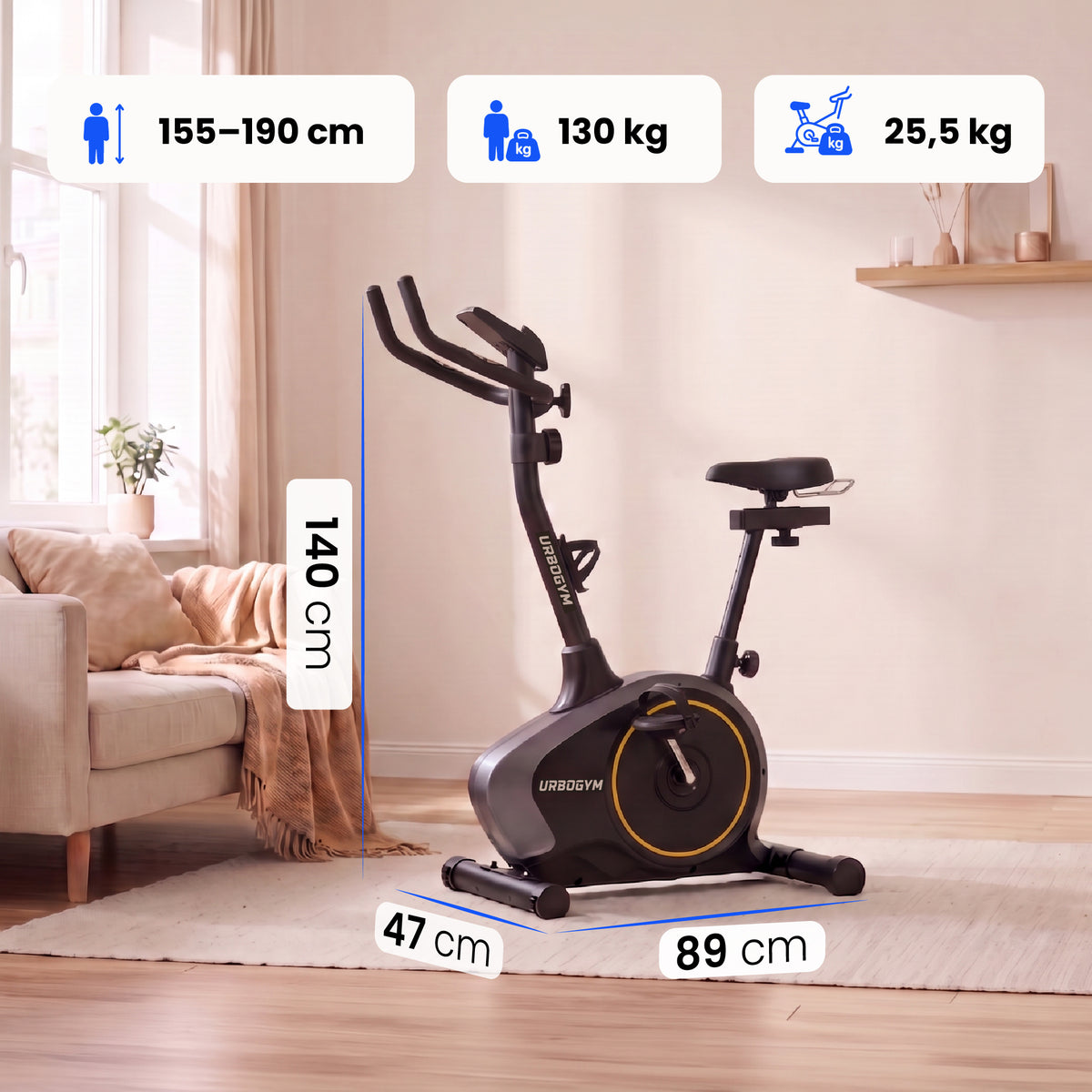 Heimtrainer ARGO YELLOW