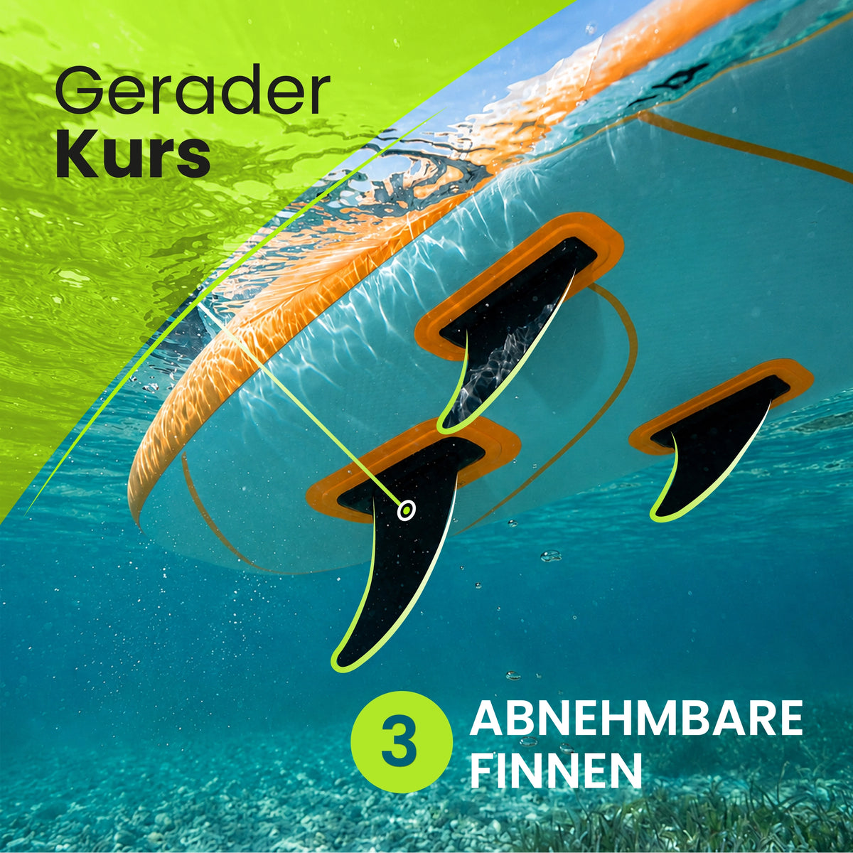 SUP GALE 320 Komplett-Set – 320 × 81 × 15 cm, bis 150 kg